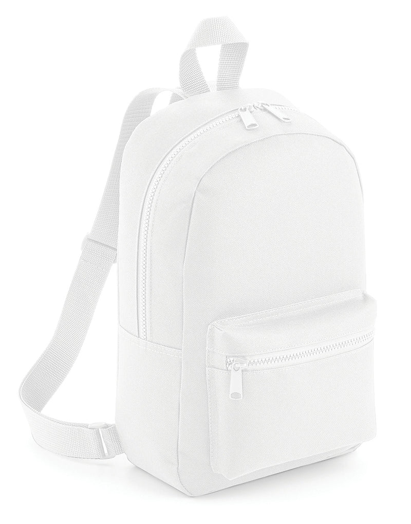 A soft pink open-flat mini accessory case, closed view.