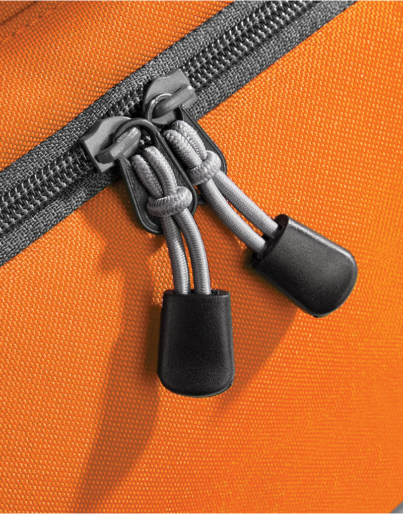 The heather grey Bagbase Athleisure Holdall, presented against a clean backdrop to highlight its features.