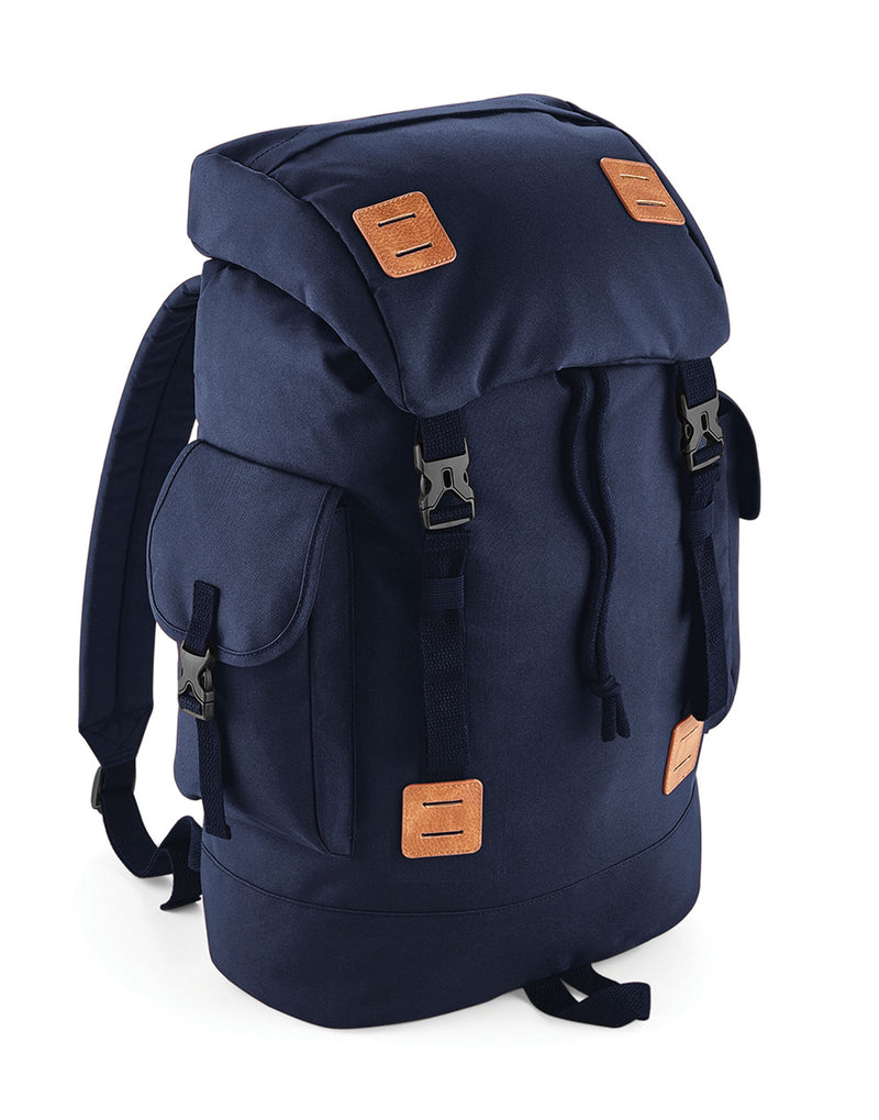 Detail of the front zippered pocket, perfect for keeping small items organized and accessible.