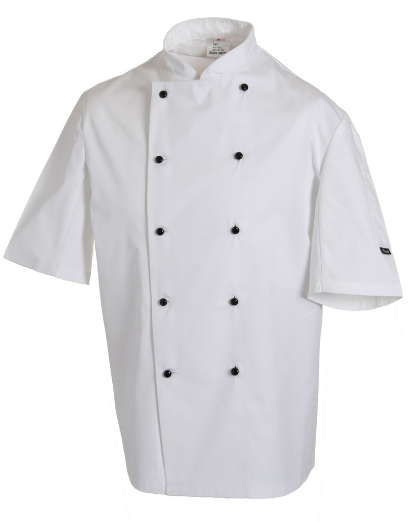 Dennys Removable Stud Short Sleeve Chef'S Jacket