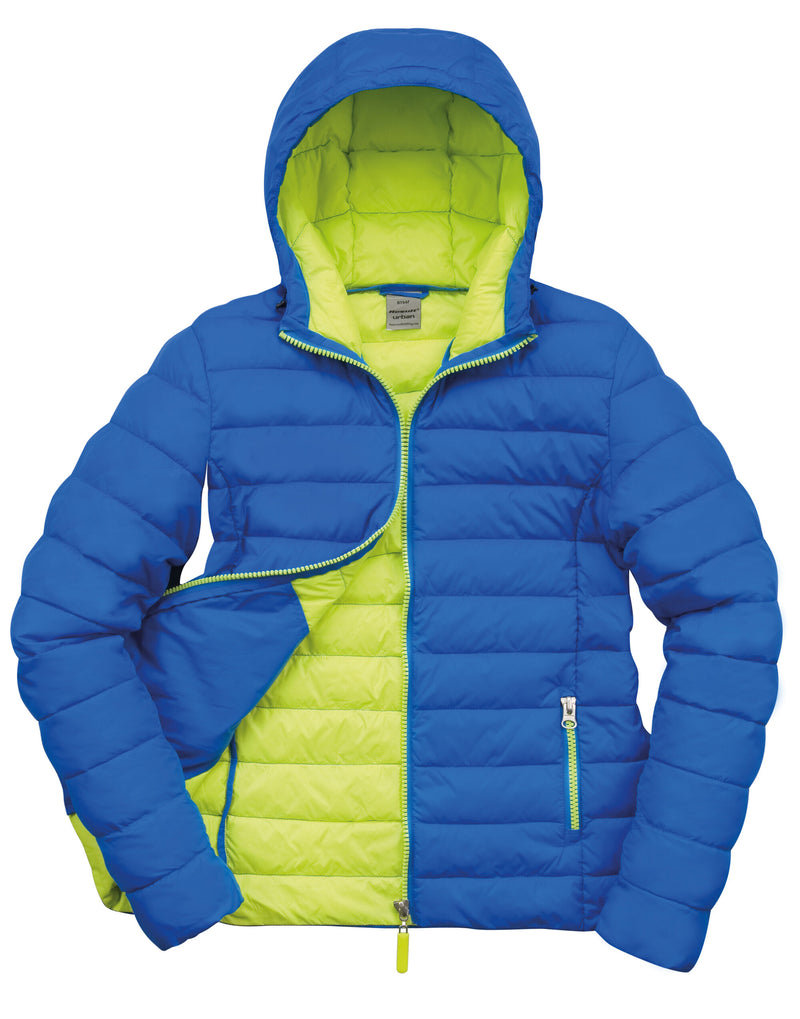 Result Urban Outdoor Wear Ladies' Snow Bird Padded Jacket - Ocean/Lime