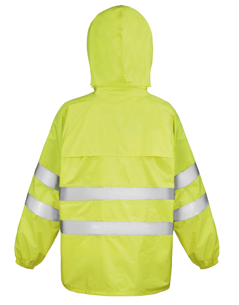 Result Safeguard Hi-Vis Waterproof Suit - Fluro Yellow