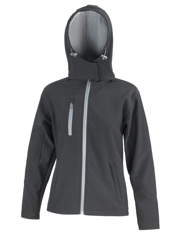 Result Core Women'S Tx Performance Hooded Softshell Jacket