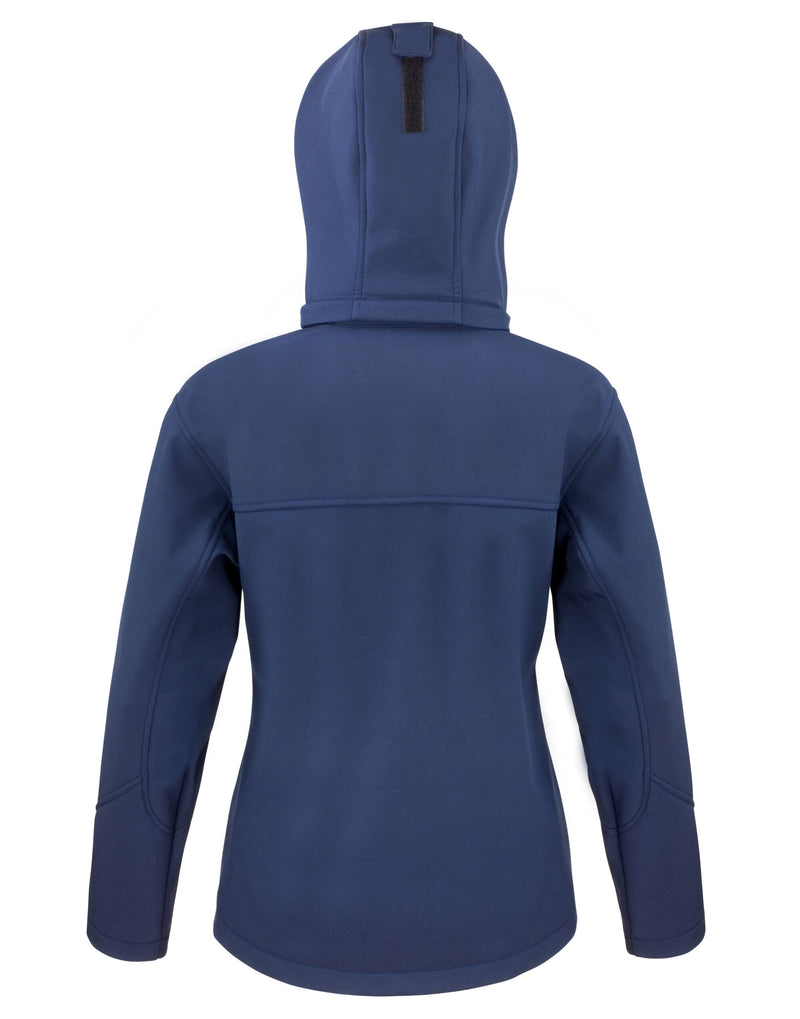 Result Core Women'S Tx Performance Hooded Softshell Jacket - Navy/Royal
