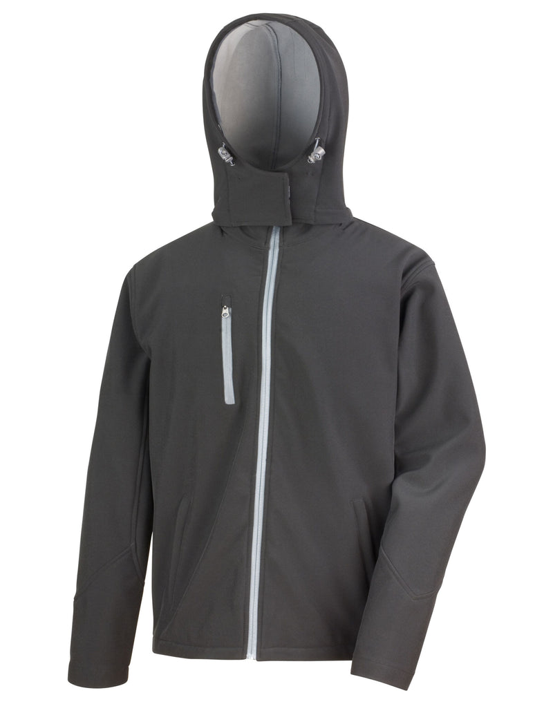 Result Core Men'S Recycled Hooded Softshell