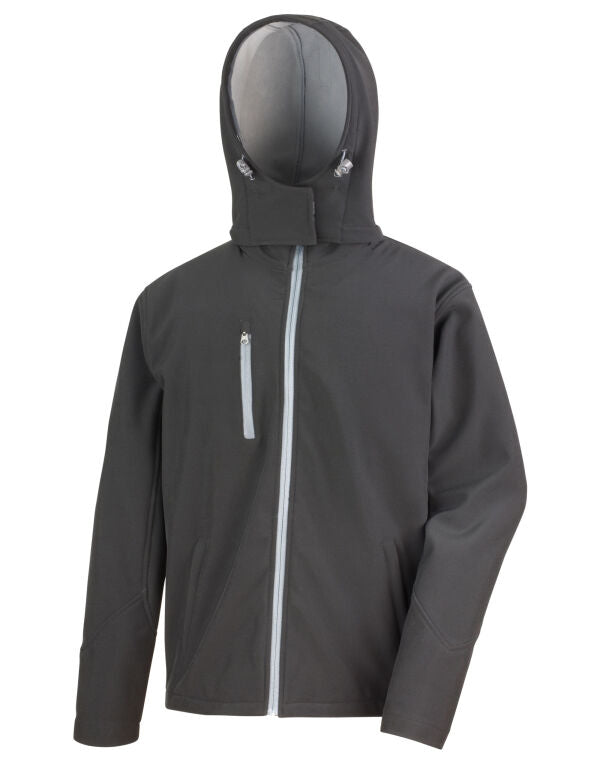 Result Core Men'S Recycled Hooded Softshell