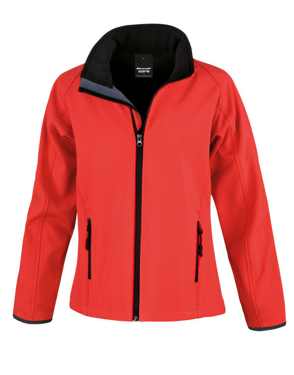 Result Core Ladies' Printable Softshell Jacket With Recycled Inner Fleece