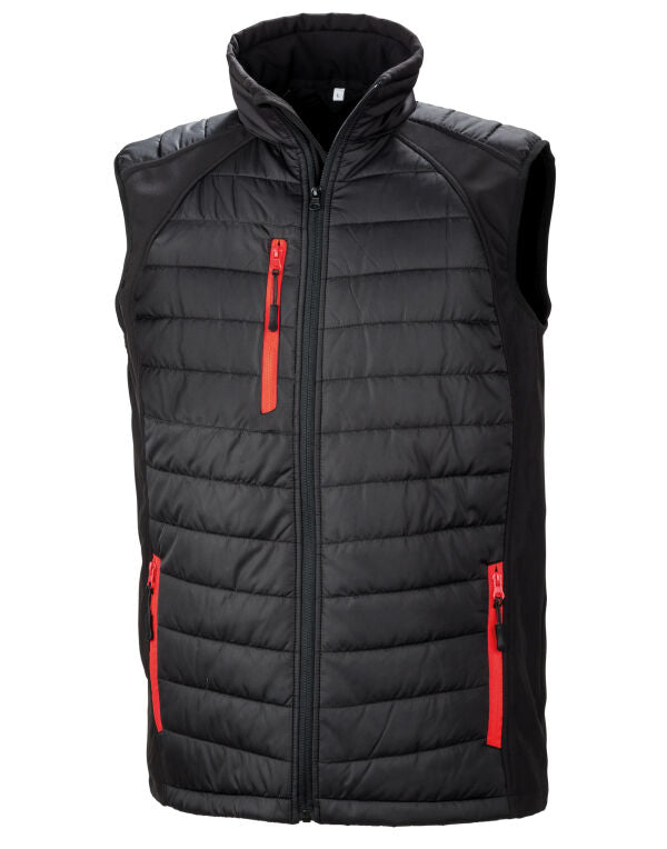 Result Recycled Compass Padded Softshell Gilet