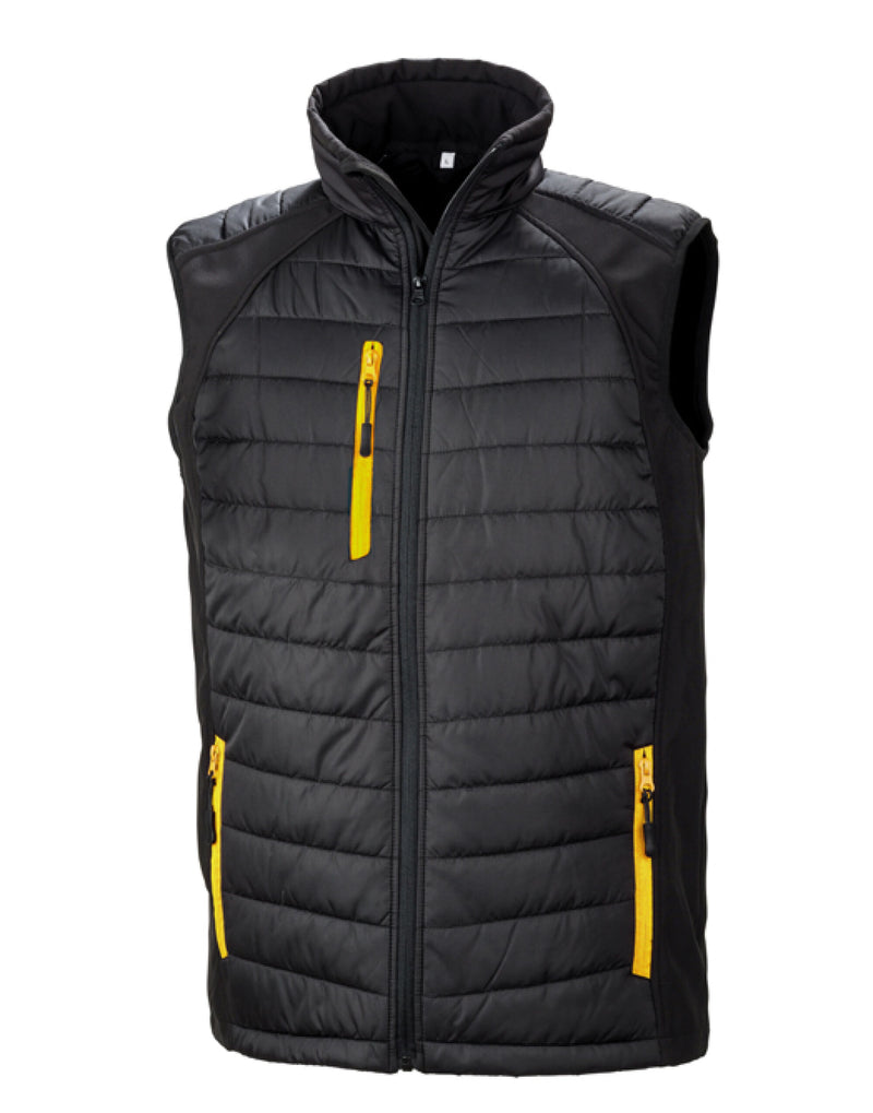 Result Recycled Compass Padded Softshell Gilet
