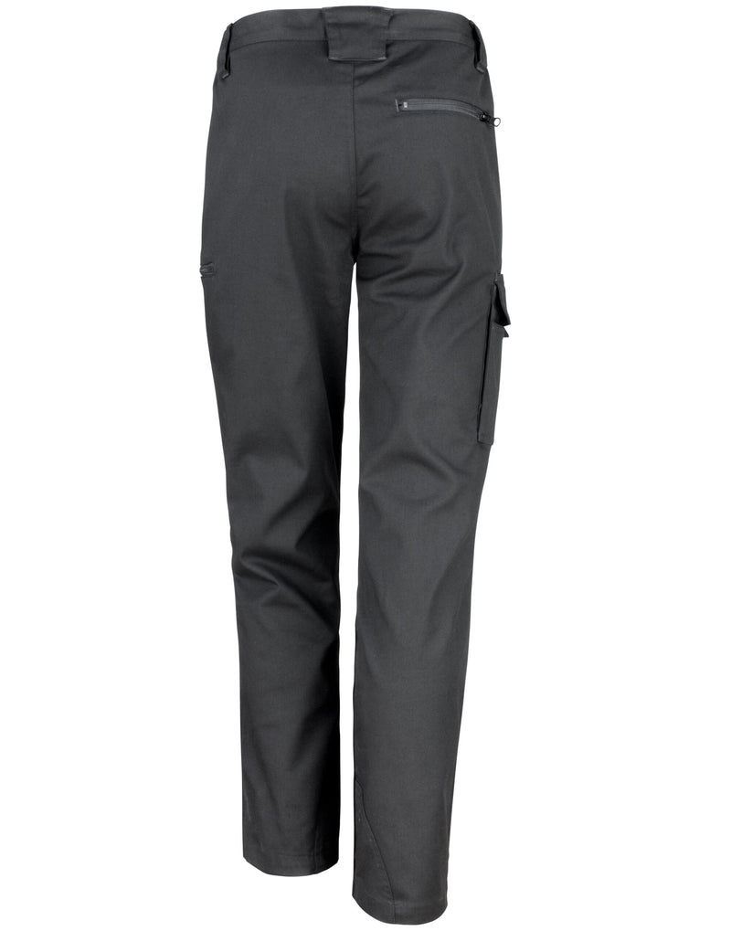 Work-Guard by Result Sabre Stretch Trousers (Long) - Black
