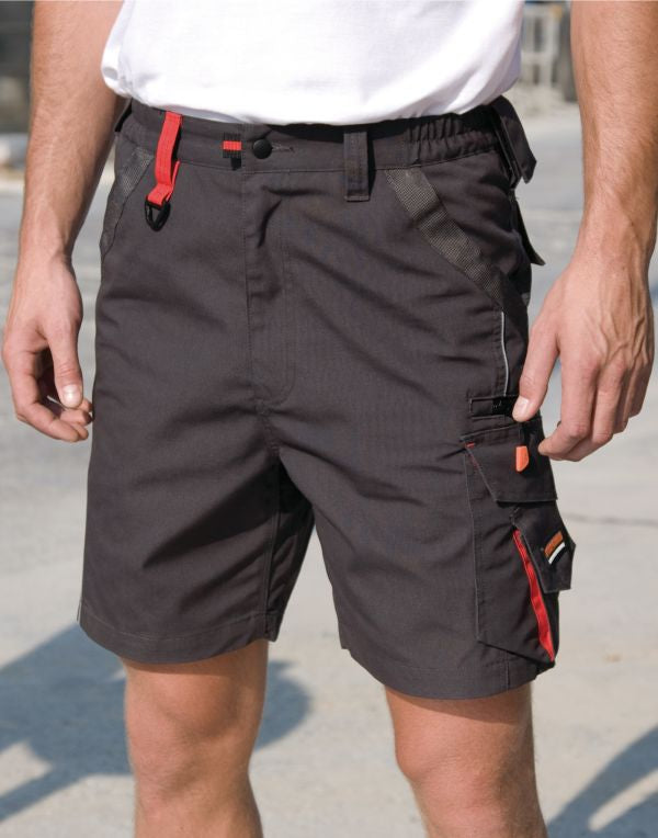 Work-Guard by Result Technical Shorts - Grey/Black