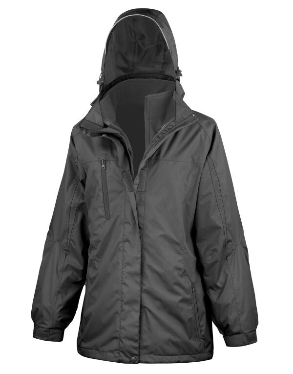 Result Women'S 3-In-1 Journey Jacket With Softshell Inner