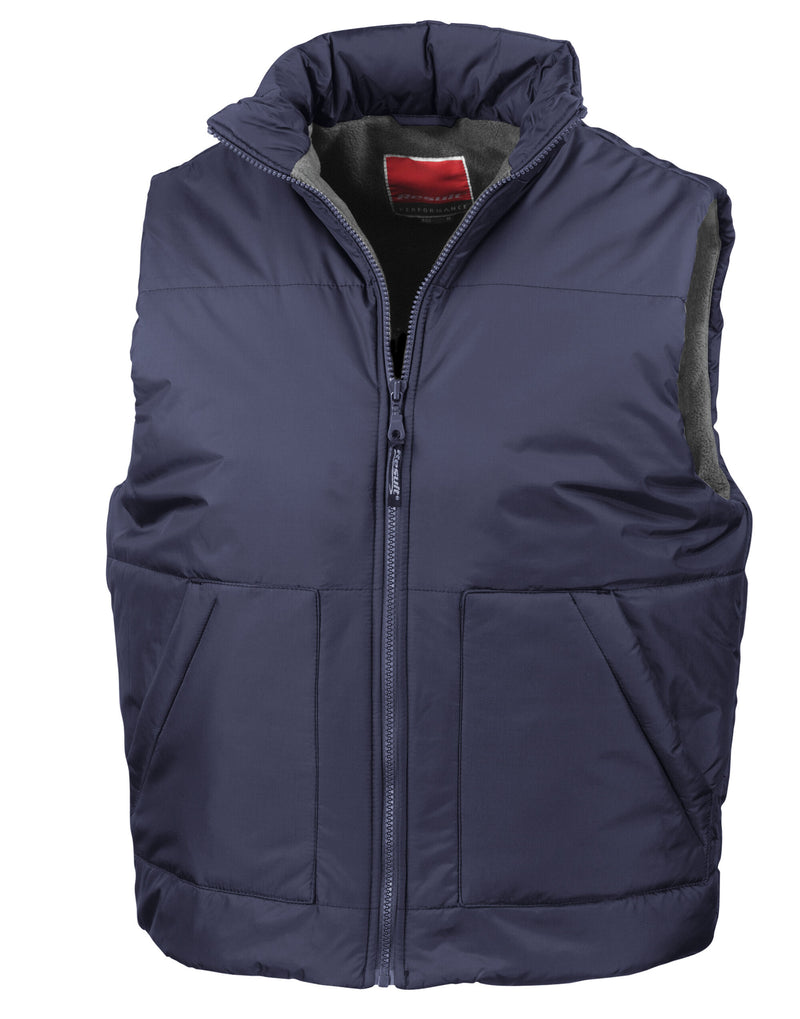 Result Fleece Lined Bodywarmer - Navy