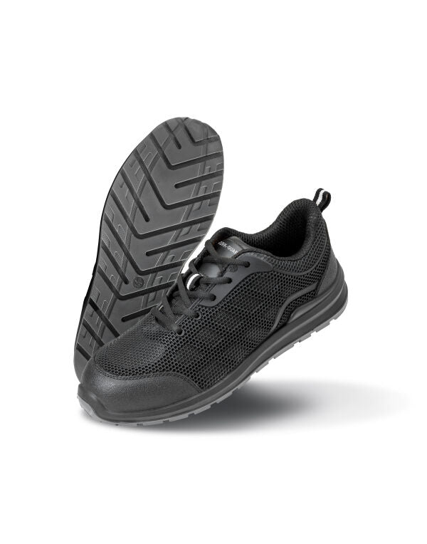 Work-Guard by Result Unisex All Black Safety Trainer