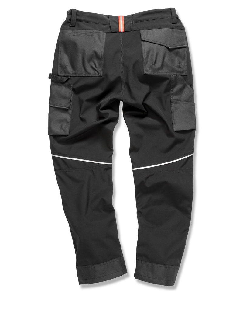 Work-Guard by Result Slim Softshell Work Trousers - Black