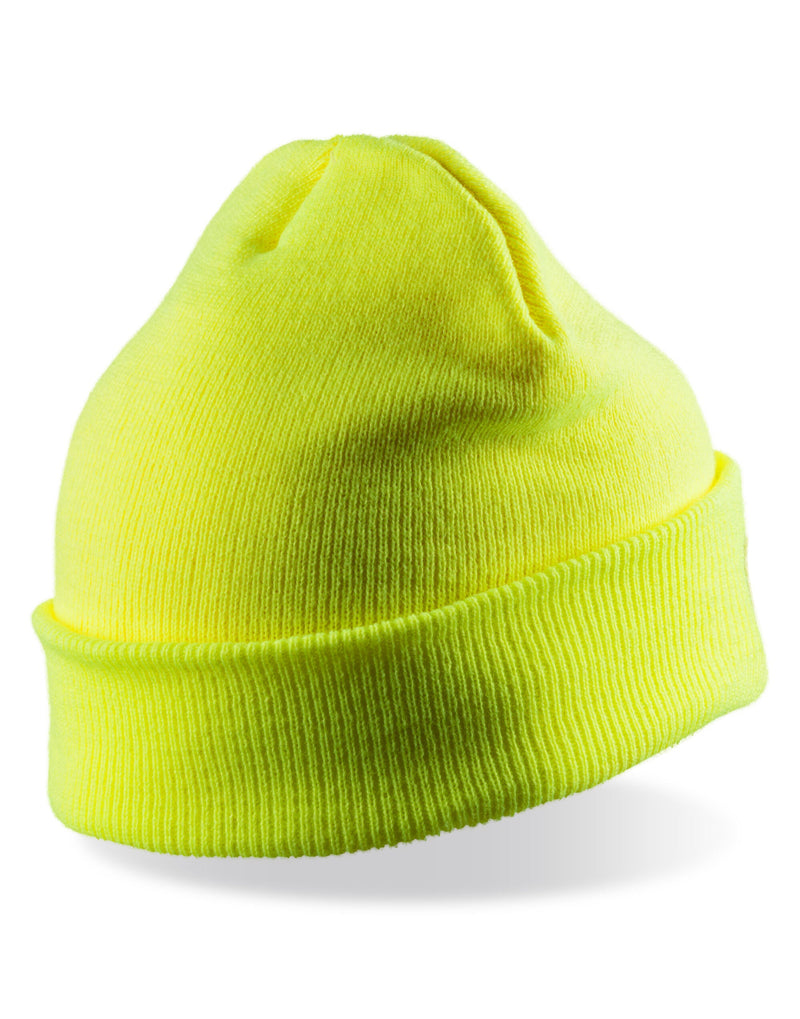 Result Winter Essentials Double Knit Thinsulate Printers Beanie - Fluoresent Yellow