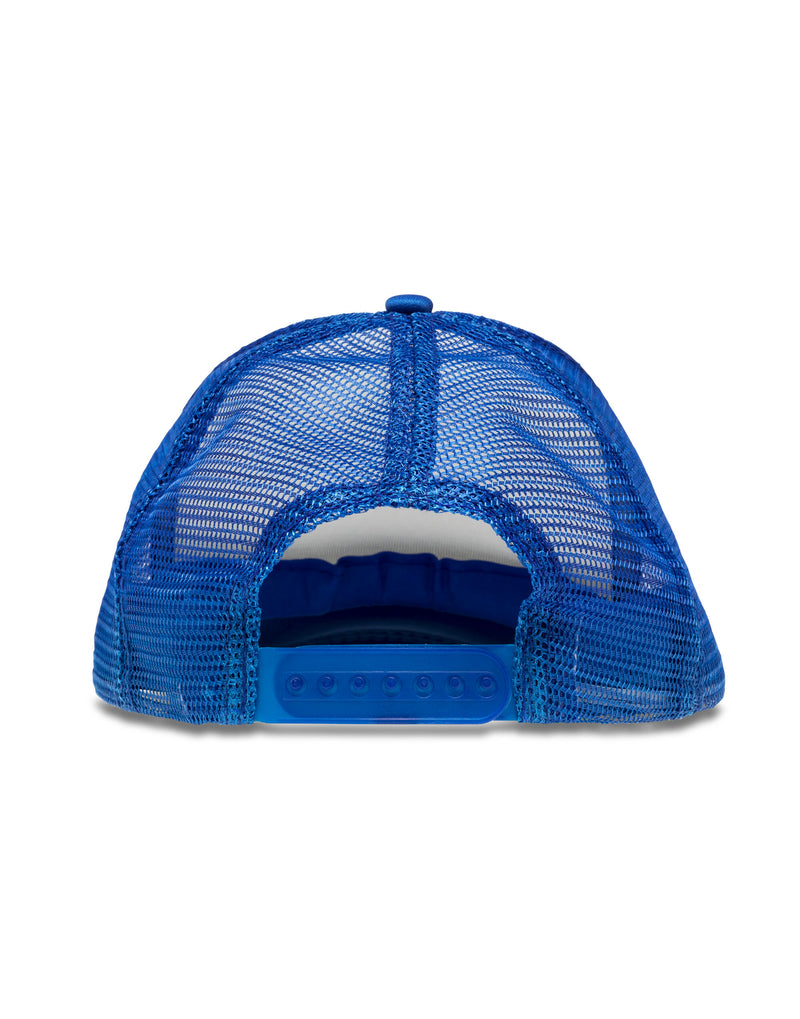 Result Headwear Detroit 1/2 Mesh Truckers Cap - Royal Blue/White