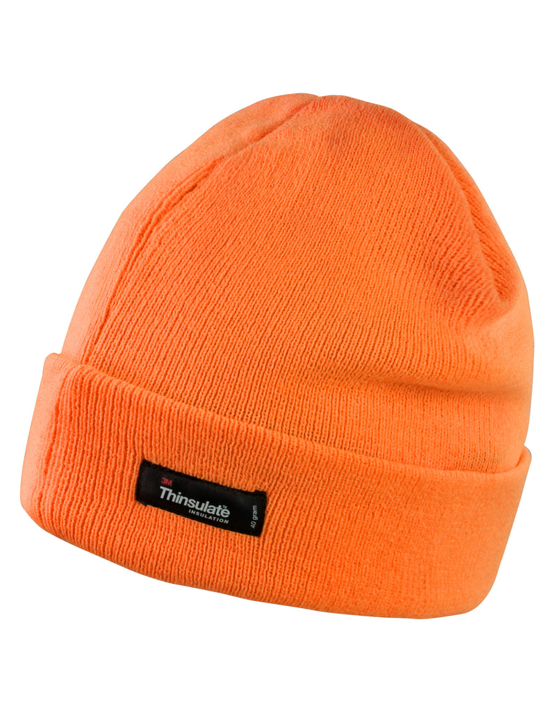 Result Winter Essentials Lightweight Thinsulate Hat - Fluoresent Orange