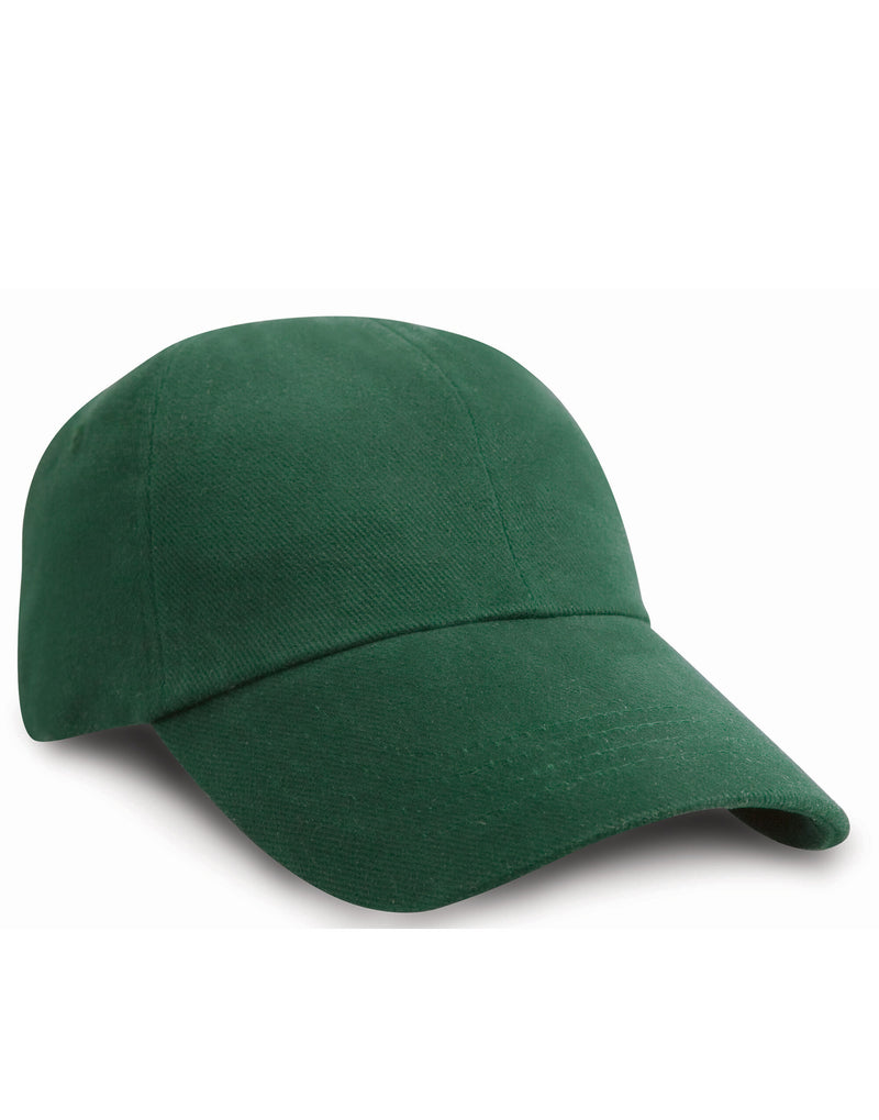 Result Headwear Low Profile Brushed Cotton Cap - Forest Green