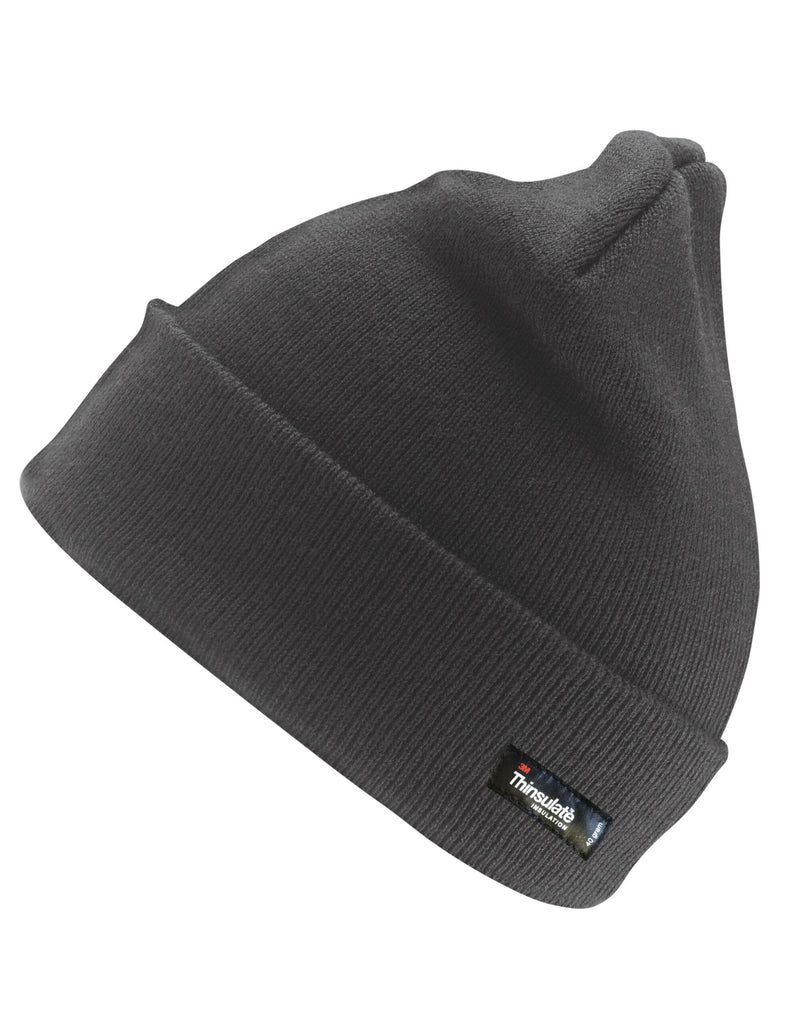 Result Winter Essentials Woolly Ski Hat With 3M Thinsulate Insulation - Charcoal