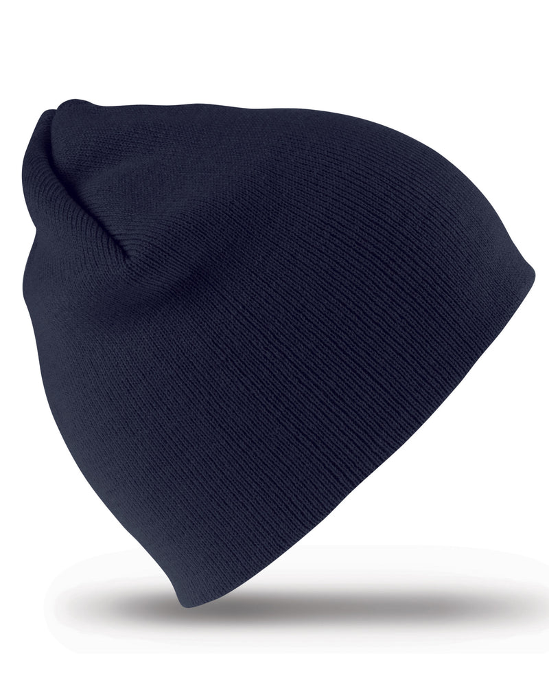 Result Winter Essentials Soft Feel Cuffless Beanie - Navy