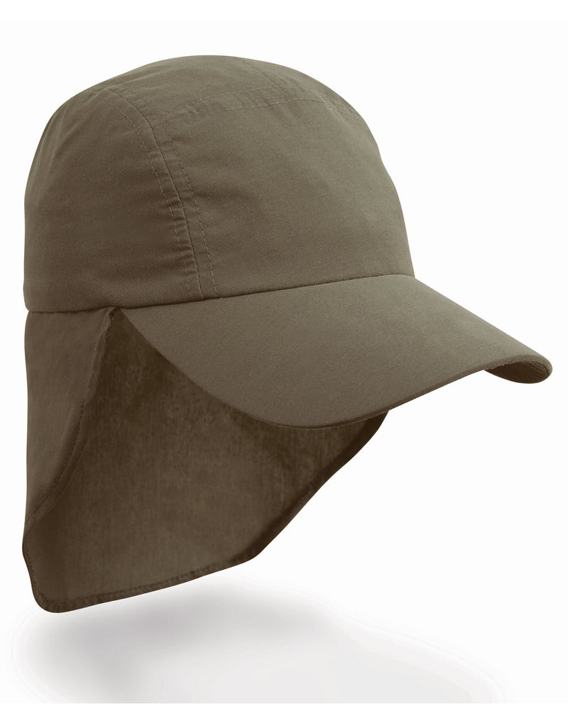 Result Headwear Legionnaire Cap - Olive Mash