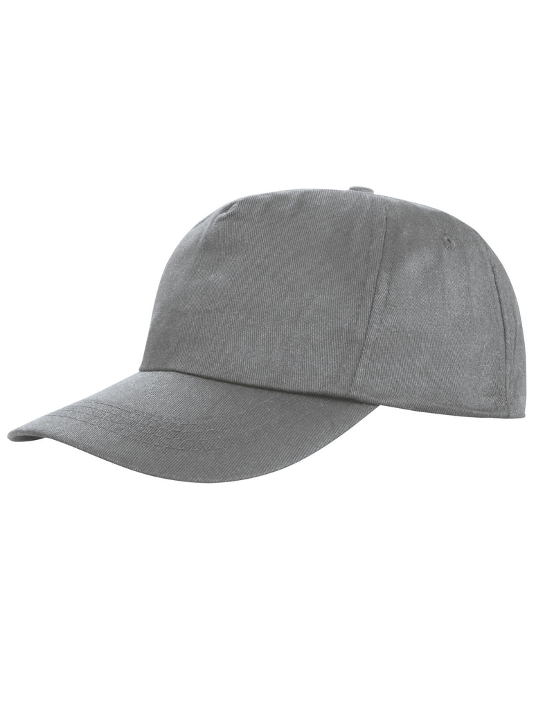 Result Core Houston 5-Panel Printers Cap - Dove Grey