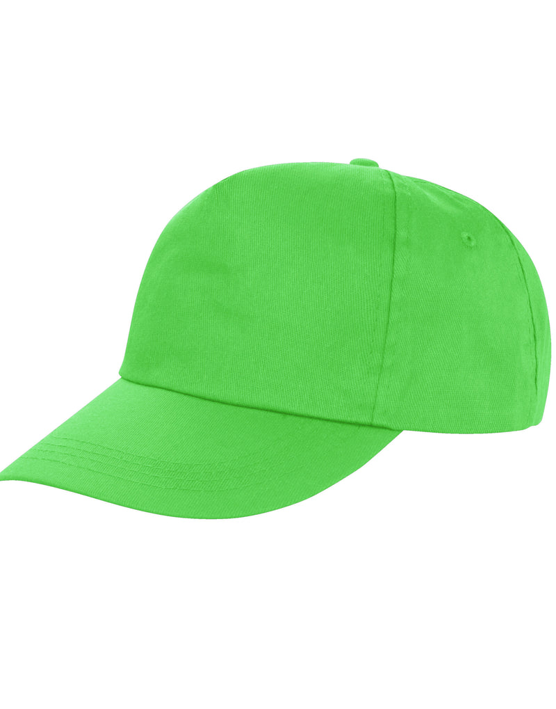 Result Core Houston 5-Panel Printers Cap - Lime