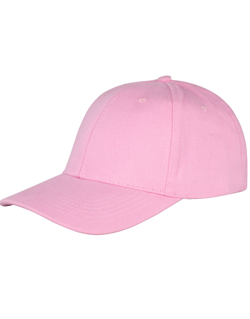 Result Core Memphis 6 Panel Brushed Cotton Low Profile Cap - Pink