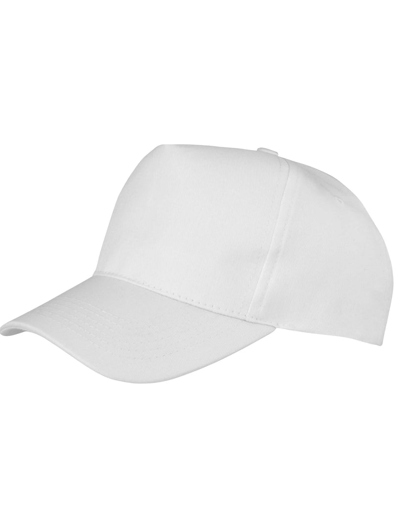 Result Core Boston 5-Panel Printers Cap - White