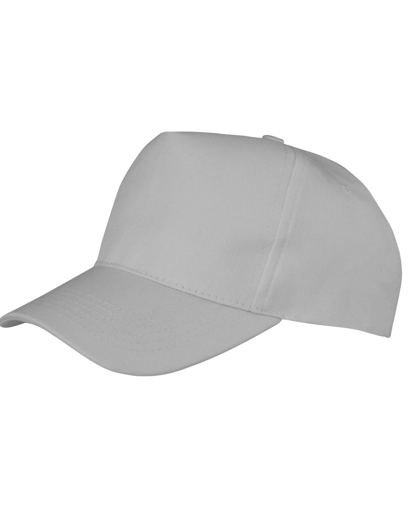 Result Core Boston 5-Panel Printers Cap - Dove Grey