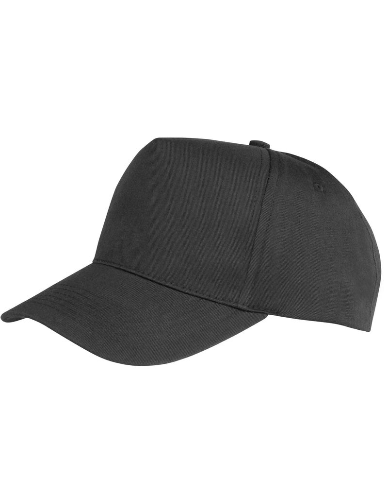 Result Core Boston 5-Panel Printers Cap - Black