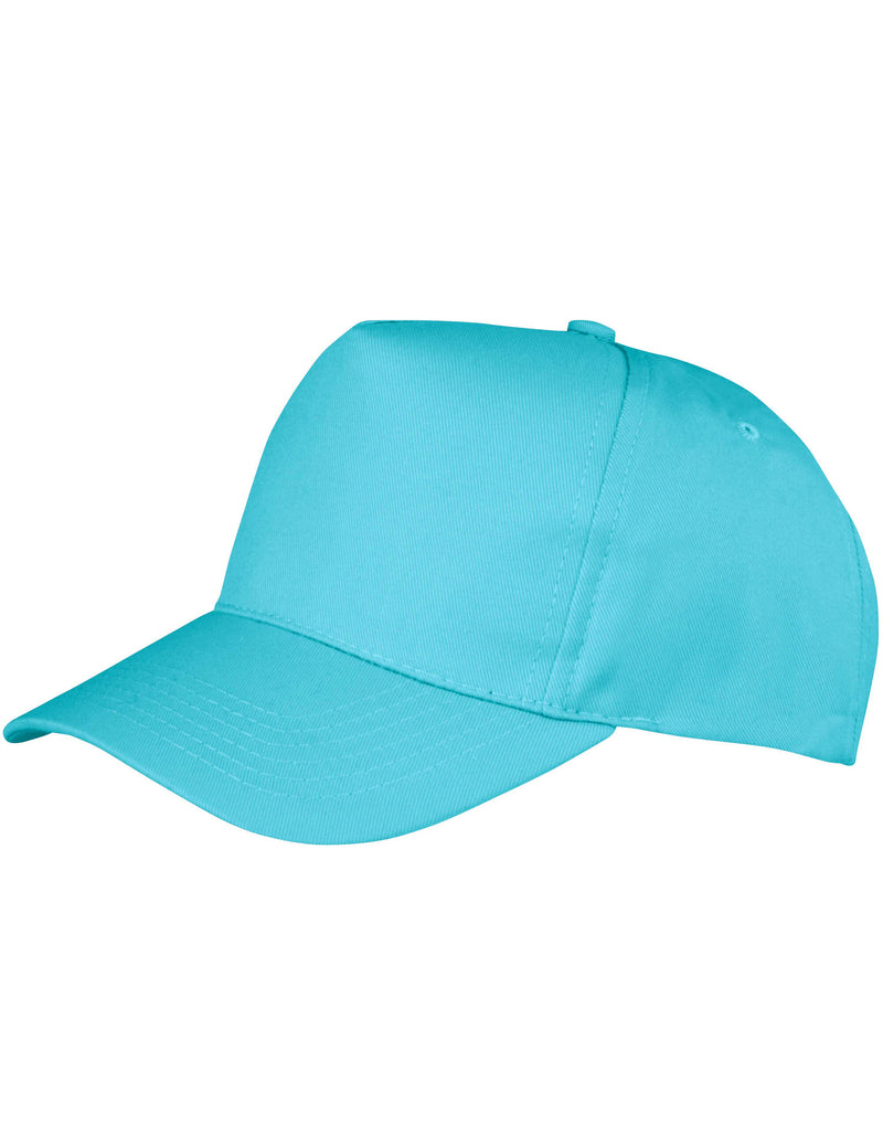 Result Core Boston 5-Panel Printers Cap - Aqua