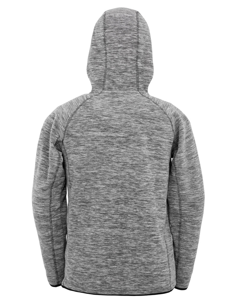 Spiro Fitness Men'S Microfleece Hoodie - Grey/Black