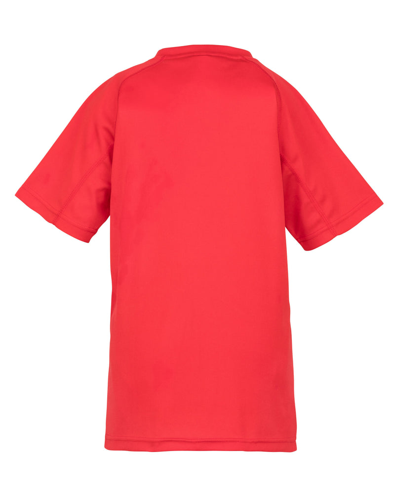 Spiro Impact Junior Performance Aircool Tee - Red