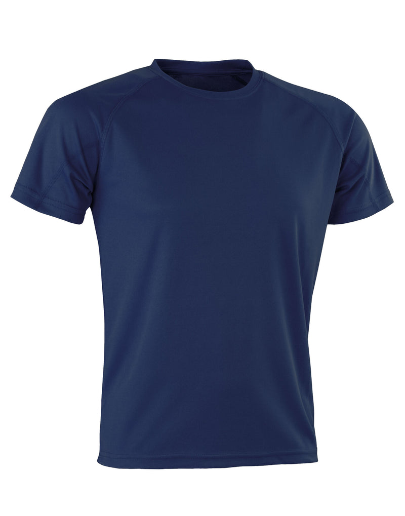 Spiro Impact Aircool Tee - Navy
