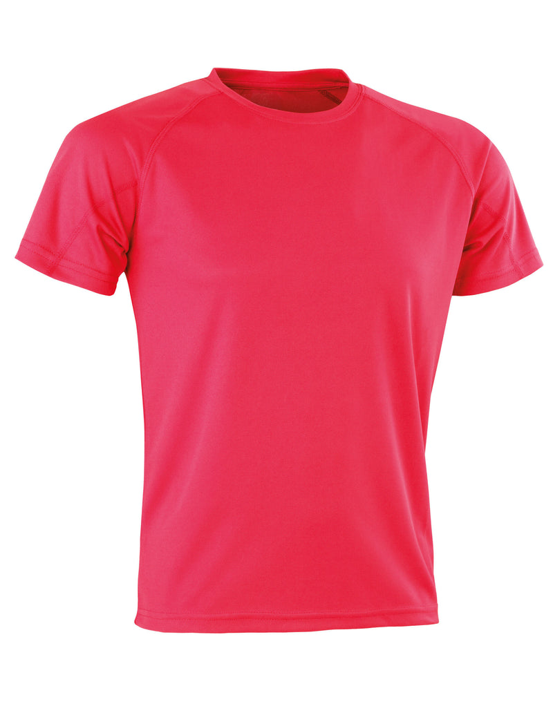 Spiro Impact Aircool Tee - Fluorescent Pink