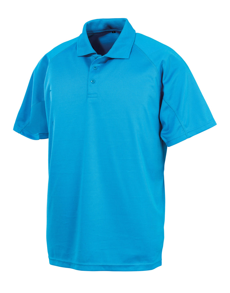 Spiro Impact Performance Air Cool Polo - Ocean