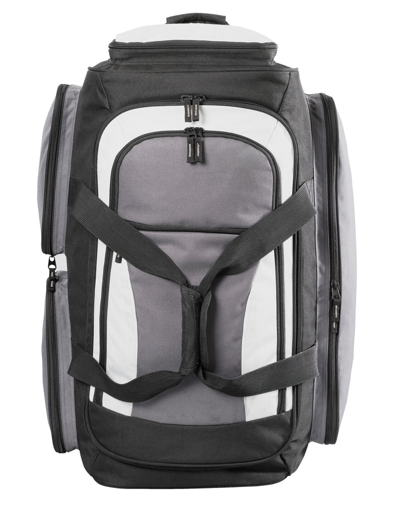 Shugon Detroit Large Rolling Travel Bag - Dark Grey/Black/Off White