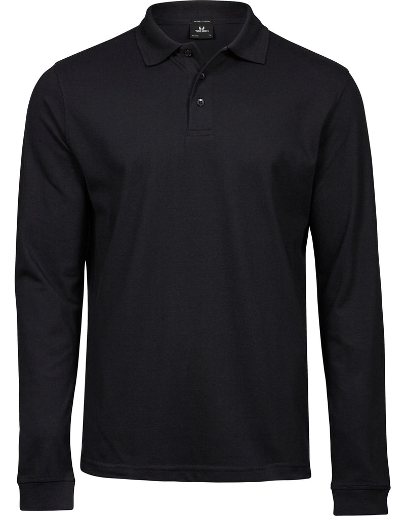 Tee Jays Men's Luxury Long Sleeve Stretch Polo