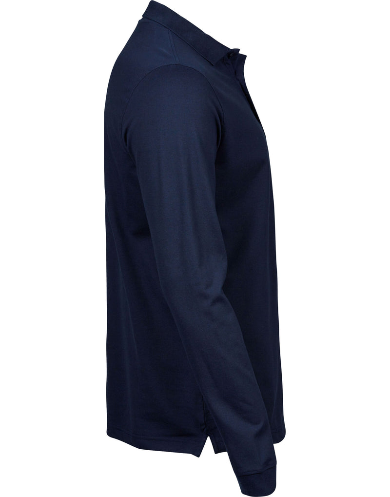 Tee Jays Men's Luxury Long Sleeve Stretch Polo
