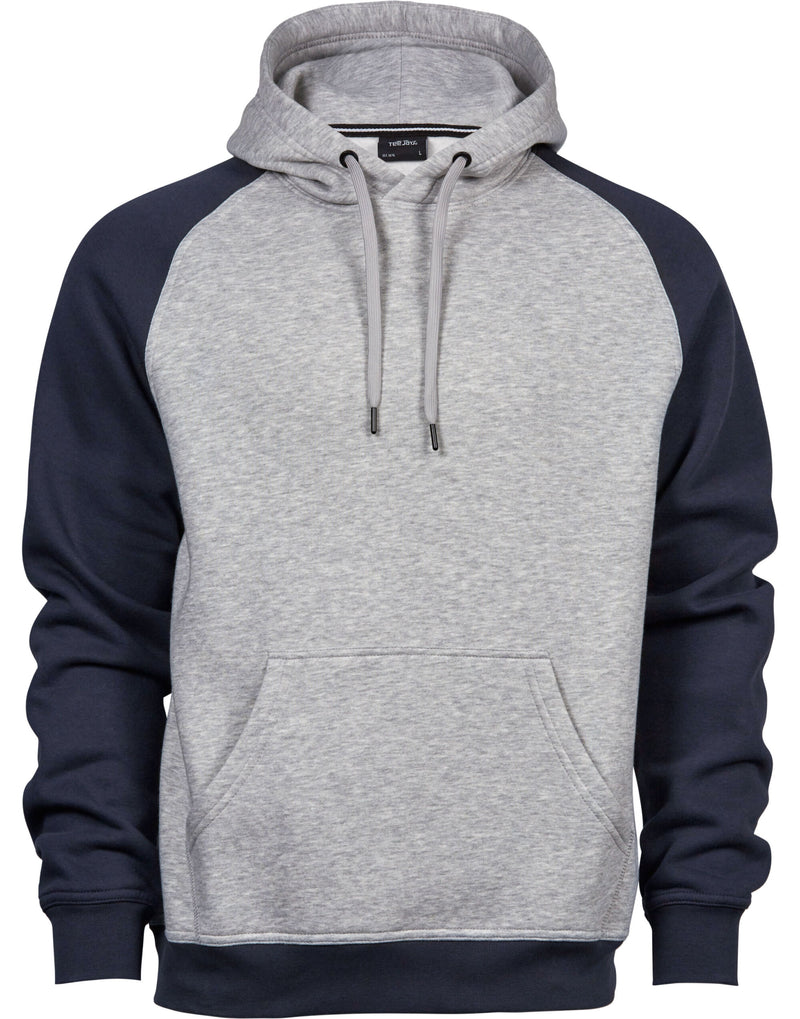 Tee Jays Men's Two-Tone Hooded Sweatshirt