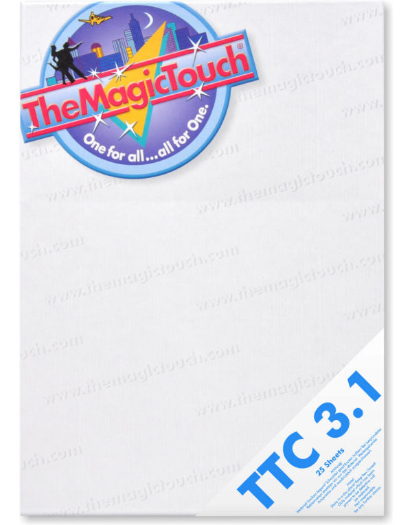 The Magic Touch Ttc 3.1 Transfer Paper A4R Micro Pack (Pack 25) - White