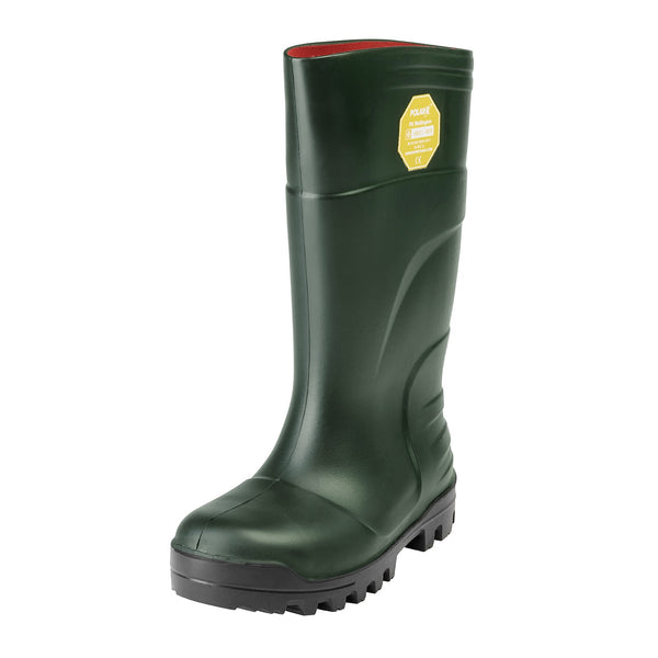 Supertouch Polar-X S5 thermal safety wellington boot in black.
