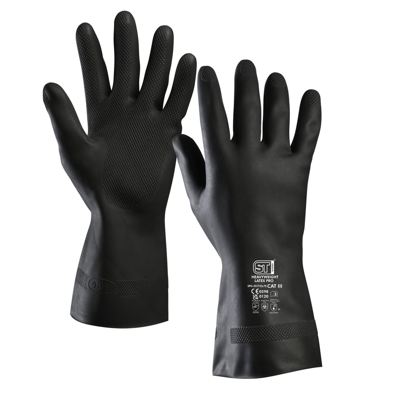 Black Supertouch Topaz Cool work gloves with a flexible black polyurethane palm coating.