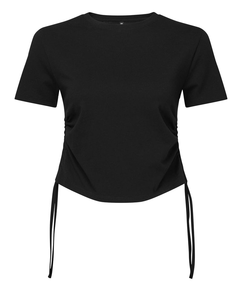 Tri Dri Womens Ruched Crop Top - TR069