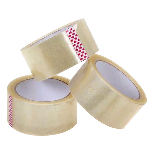 5 Star Parcel Tape PP 3in Core 48mmx66m Clear – (Pack of 6)