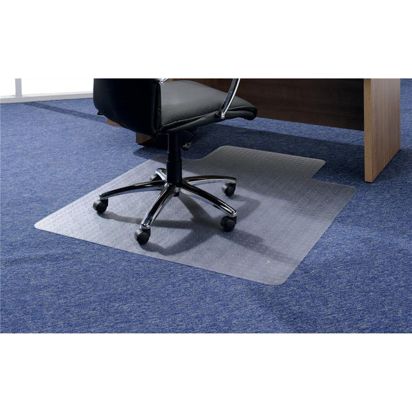 5 Star Office Chair Mat Hard Floors Pvc Lipped 900x1200mm Clear/transparent