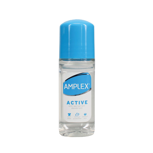 Amplex Roll On Deodorant Active 50ml – (Pack of 12)