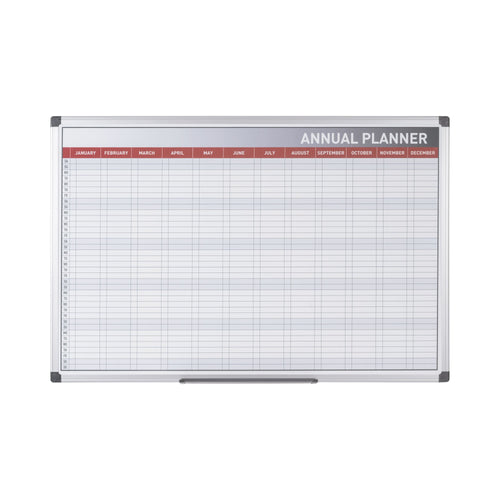 Bi-office Maya 52 Week Magnetic Annual Planner 90x60cm Ga0361170